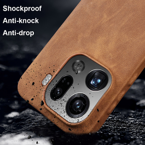 พรีเมี่ยมเคสโทรศัพท์หนังสำหรับ <span class=keywords><strong>OPPO</strong></span> ค้นหา X9 อัลตร้า X8 โปร X7 อัลตร้า X6 รีโน 9 โปรพลัสกันกระแทกกันลื่นฝาครอบด้านหลัง - Product Image 3