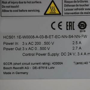100% Original HCS01.1E W0008 A 03 B ET EC NN S4 NN FW Drive R911340077 SELLADO - Product Image 3