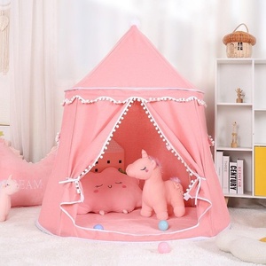 Tente de jeu en tissu pour enfants Princess House Castle, pour les enfants de 3 à 6 ans, jouet d'éveil intérieur - Product Image 5