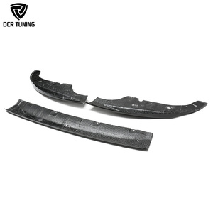 Pour 2021-25 <span class=keywords><strong>BMW</strong></span> G22 G23 430i <span class=keywords><strong>M440i</strong></span> MP Style fibre de carbone sèche lèvre de pare-chocs avant Kits de carrosserie extérieure séparateur avant - Product Image 4