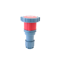 Prise électrique industrielle femelle HFE HFN-2242 ROUGE 3P+E 380V 32A IP67 CE