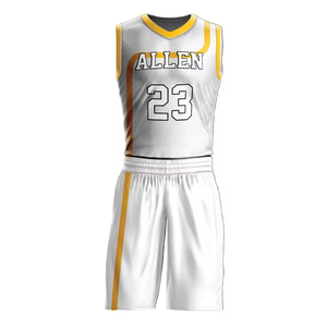 Combinaisons de basketball réversibles double face pour garçons, personnalisées haut de gamme, nouveau style, séchage rapide, en polyester, avec logo - Product Image 2