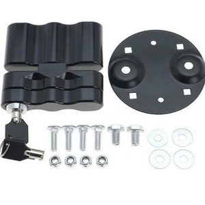 Soporte de montaje para tanque de combustible RotopaX, de aleación de aluminio, con cerradura y accesorios para portaequipajes de motocicleta - Product Image 1