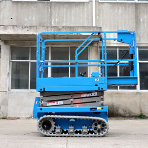 Fábrica al por mayor 6m 8M terreno áspero de mediana altura móvil portátil mesa eléctrica coche elevador de tijera hidráulica para la venta - Product Image 4