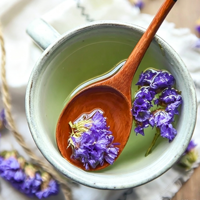 Bunga Statice Ungu Kering Grosir, Limonium Sinuatum Alami, Kuncup Bunga Kering untuk Bahan Baku Campuran Teh Herbal