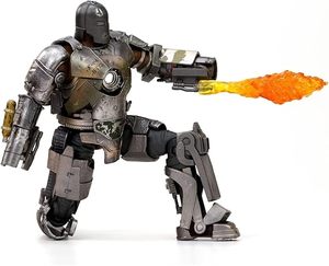 Zd Toys <span class=keywords><strong>Action</strong></span> <span class=keywords><strong>Figure</strong></span> di Iron Man da 7 Pollici, Edizione 10° Anniversario <span class=keywords><strong>Marvel</strong></span> - Versione Luminosa - Con Luce nel Petto (LED MK1) Scala 1/10 - Product Image 5
