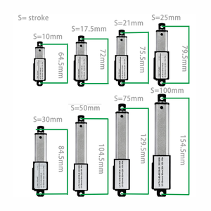 Telescoping Electric <strong>Linear</strong> <strong>Actuator</strong> 6/12/24v Micro Solenoid <strong>Linear</strong> <strong>Actuator</strong> - Product Image 2