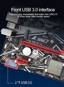 <span class=keywords><strong>Carte</strong></span> mère B75 LGA 1155 support 4 x DDR3 USB3.0 SATA3 NVME WIFI Bluetooth platine Mae 1155 plaque <span class=keywords><strong>pc</strong></span> <span class=keywords><strong>gamer</strong></span> B75-S LGA1155 - Product Image 5