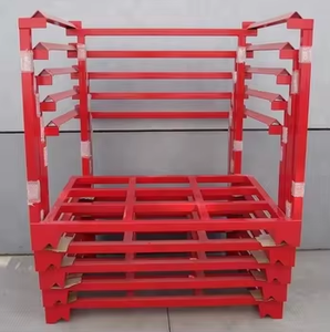 Estante de almacenamiento de mercancías portátil recubierto de polvo apilamiento utilizado con diseño de palé para un uso eficiente en el almacén - Product Image 3