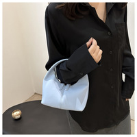 ZPB2374 Nouveau Sac à Main de Luxe de Créateur pour Femme, Sac Bandoulière Doux en Cuir Synthétique, Fermeture Éclair, Portable, en Polyester PU pour l'Été