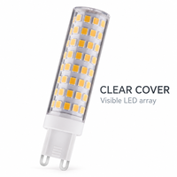 Ampoule LED en céramique G9 E12 E14 12W 1200lm AC 85-265V 100 LED sans scintillement blanc chaud blanc froid pour remplacement d'halogène de lustre
