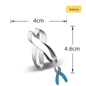 Utensilios de Repostería de Aleación Antiadherente de Calidad Fantástica para Ganado, Cortadores Rígidos para Cupcakes y Pretzels con Diseño de Sellos para Familias - Product Image 2