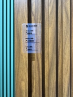 Panneau mural imperméable en WPC antibactérien moderne de Foshan pour les murs des chambres d'hôtel et de villa, bordures intérieures, résistant à l'usure, antidérapant