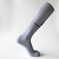 Happyzufeng nouveau Football antidérapant Long Tube sur le genou haut rayé Compression bas Sports de plein air Gym Football chaussettes