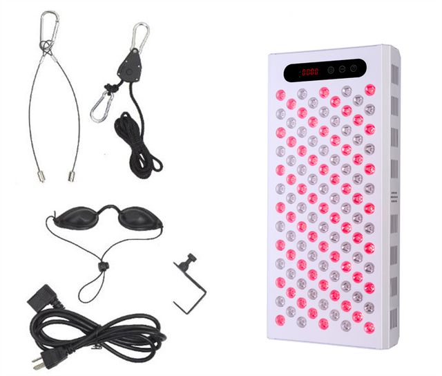 SAIDI Hot Selling Home Treatment KINPRO Double Chip Higher Irradiance 4 Wavelengths 1200W LED Red Infrared Light Therapy Panel