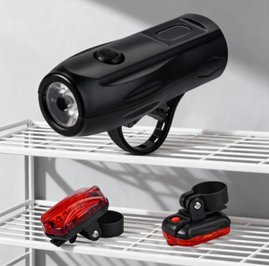 Vente en gros transfrontalière de phares de vélo VTT ensemble d'équitation batterie sèche lumière vive perle route voiture avertissement feu arrière - Product Image 1