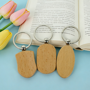 Wholesale Personal <b>Key</b> <b>Ring</b> Natural Wood Party Favors Keychain Lanyard for <b>Bag</b> Pendant - Product Image 2