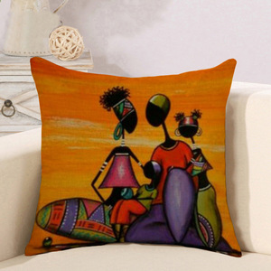Housses de <span class=keywords><strong>coussin</strong></span> décoratives africaines en tricot carré 45cm * 45cm pour la maison, l'hôtel et l'hôpital. - Product Image 5