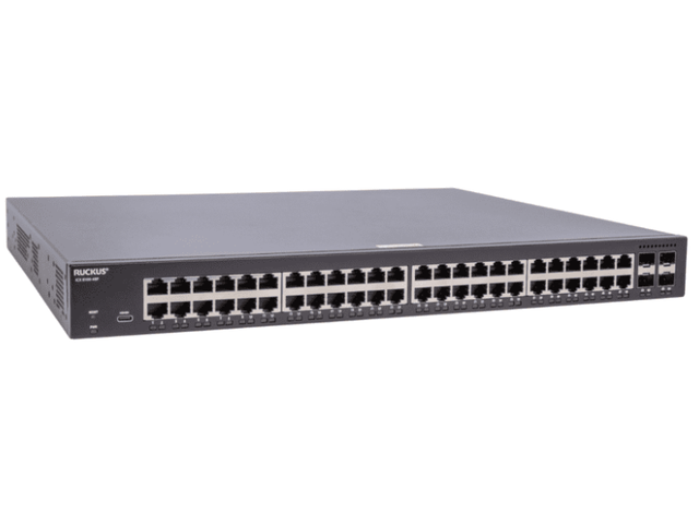 ICX8100-48PF 48-Port Gigabit PoE+ Switch 1U Rackmount L2 Managed 4x10G SFP+ Uplink 740W Budget for Enterprise Campus Network