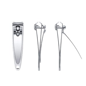 Stainless Steel Nail Clippers 12.5 Mm Jaw Opening Durable Flat Shape For Nail Care Tools - Product Image 5