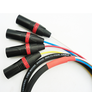 OEM âm thanh de Y điện rắn <span class=keywords><strong>XLR</strong></span> Cáp Nam đến Nữ đa Microphone 4 8 12 kênh CuộN giai đoạn hộp cáp - Product Image 3