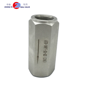 Válvula de retención horizontal de aire con ranura de gas de 3000psi SS304, precio actory - Product Image 3