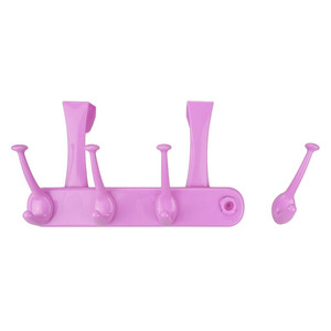 Organizador de ganchos para abrigos de 8 cabezas sobre la puerta, gancho de ropa de plástico con alta visibilidad para una fácil identificación, duradero y elegante - Product Image 2