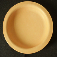 Plateau de valet rond en cuir moulé Plateau organisateur de bureau