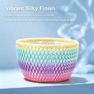 Antinsky PLA Silk <b>Rainbow</b> Colors 3D Printing Filament 1.75mm 1KG Smooth Print Silky Surface Finish for 3D Printing Material - Product Image 4