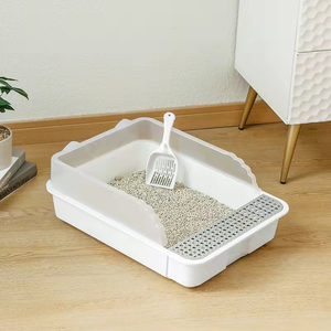 Fabriek Outlet Fabrikanten Eenvoud Praktische Kattenbak Poepbassin Semi-Gesloten Deodorant Kat Toiletbox - Product Image 6