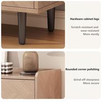 Commode en bois moderne personnalisée pour chambre à coucher avec 6 tiroirs, armoire de rangement multifonctionnelle