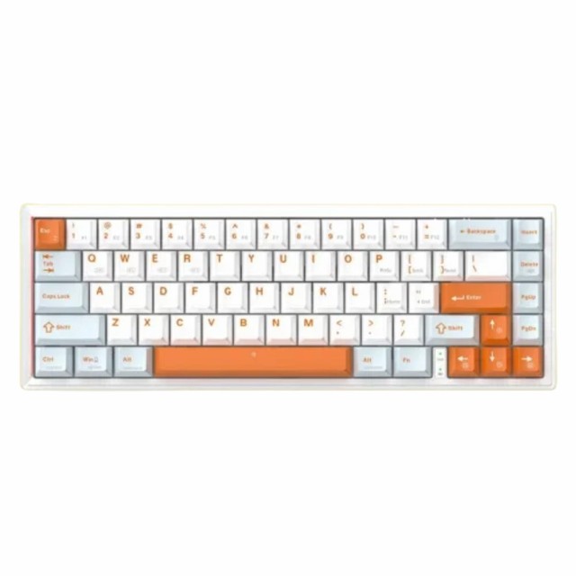 Monka 3067 2.4G Wireless Three Mode RGB Hot Plug Gasket Structure Mechanical Keyboard