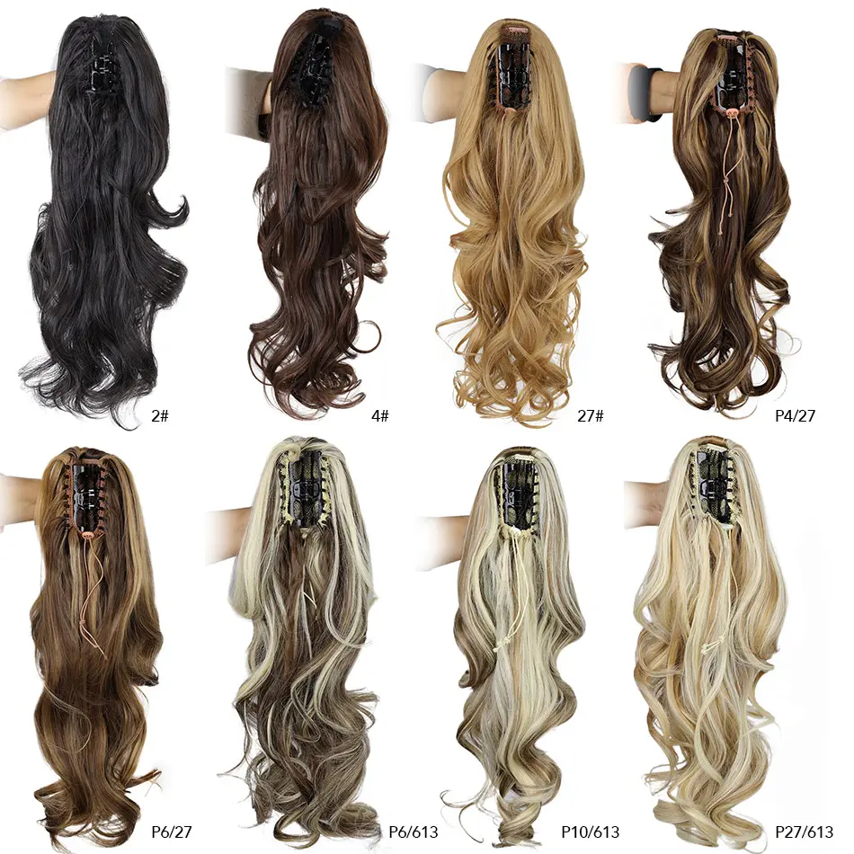 20" 50cm 180g In Various Colours Good Quality Supplies Japanese Fiber Synthetic Hair Ponytails