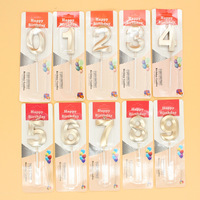 Bougies d'anniversaire numéro de haute qualité bougies de gâteau pour le fournisseur de bougies de gâteau d'anniversaire
