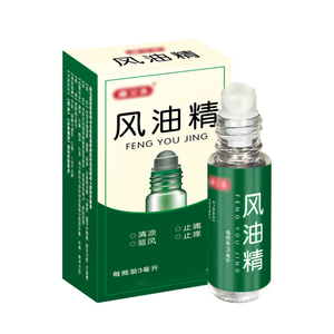 Óleo Essencial Roll-On Fengyou Jing Alívio Natural para Dores De Cabeça Doença De Movimento Mordidas De Inseto - Product Image 1