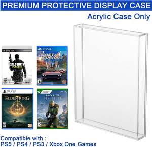 נקה תיבת מגן משחק וידאו אקרילי ברור עבור ps3, ps4, ps5, ו-xbox מקרה משחק אחד, מקרה תצוגה מגן משחק - Product Image 3