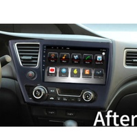 TK-YB Pour Honda CIVIC VERSION AMÉRICAINE LHD 2013-2015 pièces d'auto Voiture DVD Panneau Accessoires Lecteur Intégré Stéréo Radio Cadre