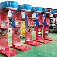 Super Blaster King Machine de boxe grand équipement de jeu d'arcade Joystick à pièces pour enfants Mesure de la force du poing Sport amusant