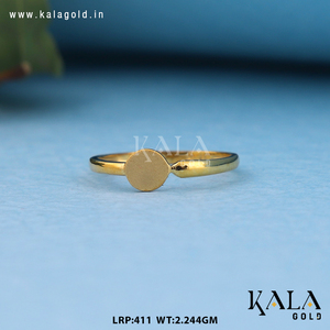 Bague légère en or massif 18 carats pour femme, design minimaliste, idéale pour mariages, fêtes, anniversaires, fiançailles, cadeau - Product Image 2