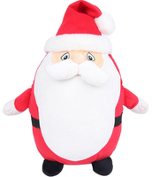 Jouets en peluche de Noël vierges pour sublimation, animaux en peluche personnalisés en gros : Père Noël, Bonhomme de neige, Ours, Renne, Pingouin