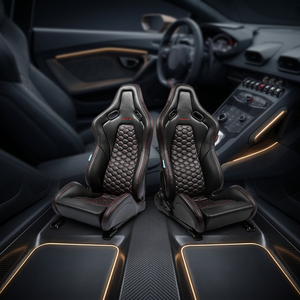 Siège baquet ergonomique personnalisé en cuir PU et FRP avec logo pour équipes de compétition e-sport et gaming professionnel - Product Image 1