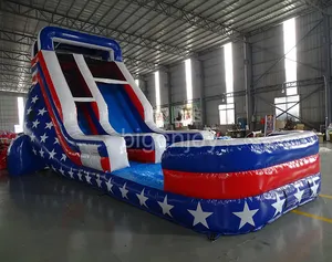 All American Alt Height Water Slide House Inflatable Slide Pool Slide Inflatable