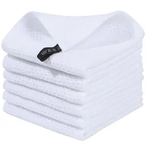 YSD Tea Towels Kitchen Wholesale Microfibre Set Organic Dishcloth Premium Soft Professional White Super Absorbent Kitchen Towels