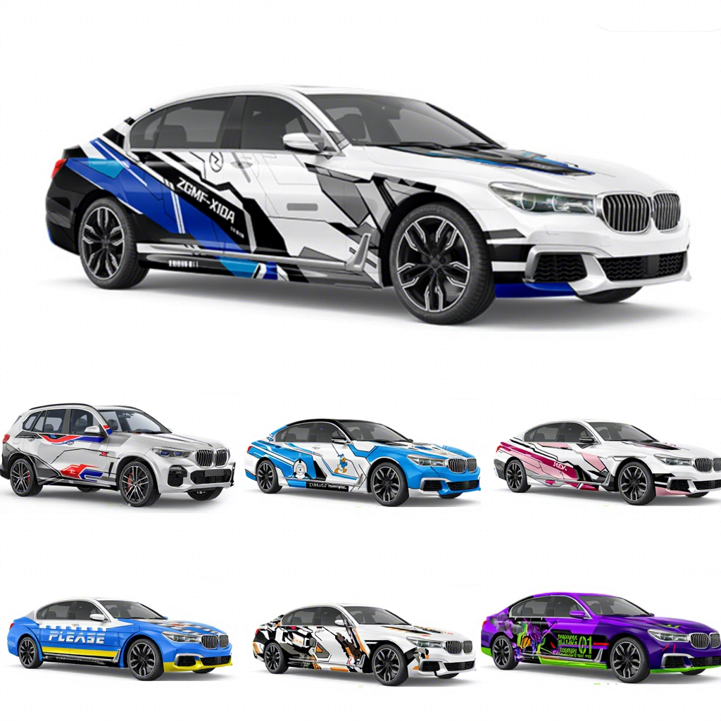 Gundam series illustrations.