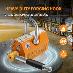 Imán de Elevación Magnético Permanente, Capacidad de Elevación de 880 Libras, Imán de Elevación con Liberación, Utilizado en Grúas de Taller para Levantar Placas de Acero - Product Image 6