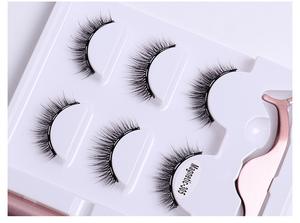 3 paires de <span class=keywords><strong>cils</strong></span> magnétiques 3d pour débutants sans colle nécessaire - Product Image 6