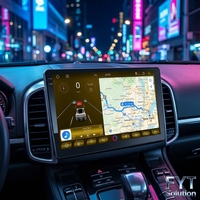 Autoradio Android 10 pouces avec GPS, WiFi, navigation, écran partagé, multimédia, écran tactile pour lecteur
