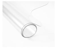 Tapis de chaise épais en PVC transparent, antidérapant, antimicrobien et résistant aux taches, à motif écossais, pour bureau moderne et usage commercial