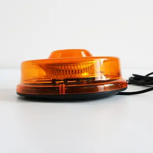 New Design Beacon Light IP67 Waterproof Emergency Flashing Lamp 48W 7" Strobe Beacon For Tower Truck Forklift Traffic Warning