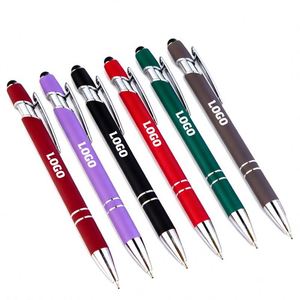 WSY58 Bolígrafo Metálico de Regalo al por Mayor, Bolígrafo Promocional con Logotipo Personalizado, Bolígrafo con Recubrimiento de Goma Colorido - Product Image 1